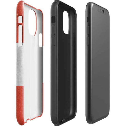 Distressed Austria Flag iPhone 11 Pro Max Impact Case